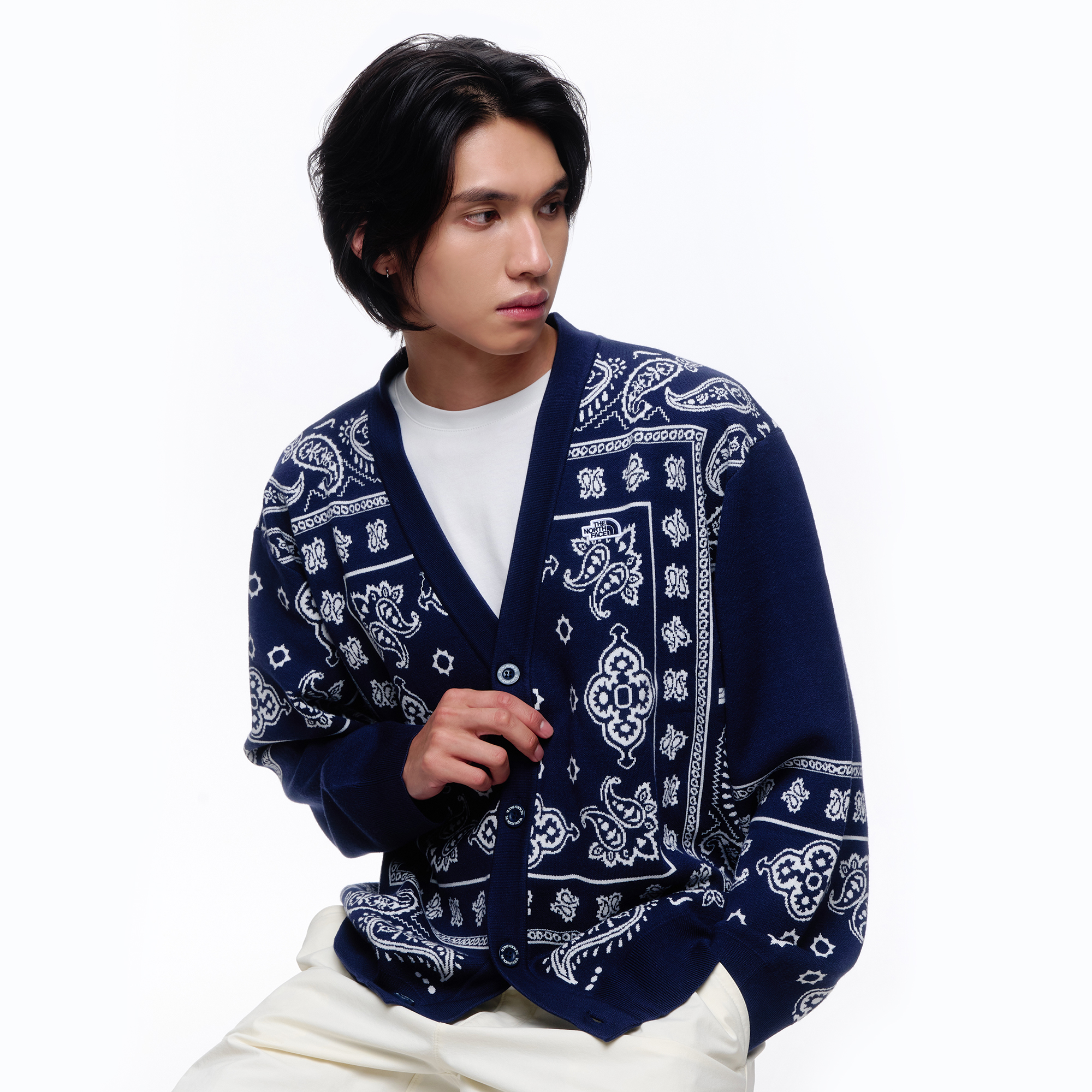 M'S PAISLEY CARDIGAN